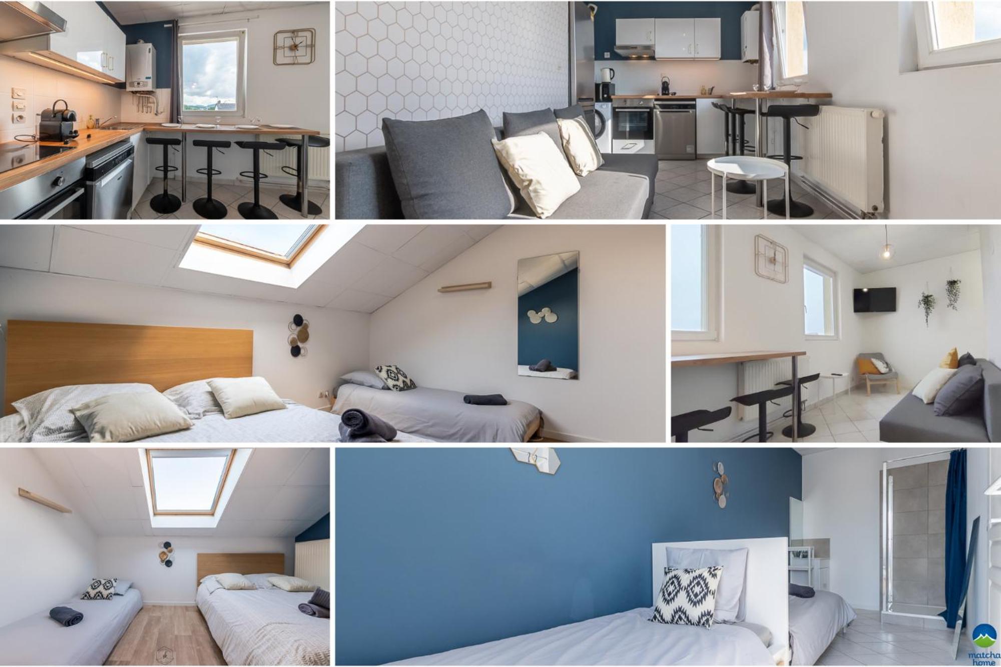3 Appts - 3 A 7 Lits - Parfait 6 A 10 Pers - Max 26 Pers - 1 Immeuble - Convivialite, Rentabilite ------ English - 3 Apts - 3 To 7 Beds - Ideal For 6 To 10 Guests - Up To 26 - Same Building - Friendly, Flexible Hettange-Grande Экстерьер фото